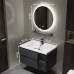 Modern Minimalist Bathroom Cabinet Combination Ceramic Allinone Washbasin Facewash Sink Luxurious Wash Hand Basin Set