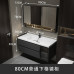 Modern Minimalist Bathroom Cabinet Combination Ceramic Allinone Washbasin Facewash Sink Luxurious Wash Hand Basin Set