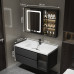 Modern Minimalist Bathroom Cabinet Combination Ceramic Allinone Washbasin Facewash Sink Luxurious Wash Hand Basin Set