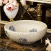 Ceramic Art Washbasin Retro Single Basin Facial Washbasin Home Ceramic Art Washbasin Retro Single Basin Facial Washbasin Home
