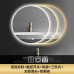 Circular LED Smart Bathroom Mirrors with Lights Fogproof Illuminated Wall Mounted Mirrors