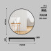 Nordic Minimalist Bathroom Mirror and Shelf