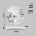Nordic Minimalist Bathroom Mirror and Shelf