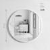 Nordic Minimalist Bathroom Mirror and Shelf