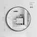 Nordic Minimalist Bathroom Mirror and Shelf