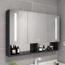 Space Aluminum Smart Bathroom Cabinet Mirror Storage Wall Mounted Shelves Mirror Box