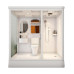 Integrated Bathroom Shower Enclosure Toilet Glass Partition Rural Bathing Room