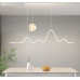 Minimalist Restaurant Chandelier Modern Simple New Creative Atmospheric Moonshaped Long Pendant Lamp Minimalist Restaurant Chandelier Modern Simple New Creative Atmospheric Moonshaped Long Pendant Lamp