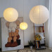 Japanese Orb Paper Lantern Bedroom Dining Room Hanging Pendant Lamp Japanese Orb Paper Lantern Bedroom Dining Room Hanging Pendant Lamp