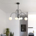 Nordic Minimal Luxury Brass Pulled Glass Art Pendant Lamp Living Room Bedroom Exhibit Nordic Minimal Luxury Brass Pulled Glass Art Pendant Lamp Living Room Bedroom Exhibit