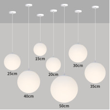 Modern Minimalist Nail Salon Round Sphere Pendant Lights Dining Hallway Lights Creative Personalized GlobeShaped Showcase Lights