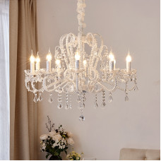 Crystal Living Room Chandelier Luxury New Iron American Chandelier Bedroom Dining Room Lighting
