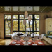 Minimalist Sphere Fabric Pendant Lamp Zen Inspired Restaurant Dining Room Bar Tea Room Lighting