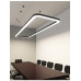Custom Elliptical Office Pendant Lamp LED Square Conference Room Cake Room Fitness Store Lights