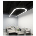 Custom Elliptical Office Pendant Lamp LED Square Conference Room Cake Room Fitness Store Lights