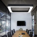 Custom Elliptical Office Pendant Lamp LED Square Conference Room Cake Room Fitness Store Lights