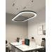 Custom Elliptical Office Pendant Lamp LED Square Conference Room Cake Room Fitness Store Lights