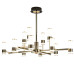 Modern Minimal Luxury Nordic Aluminum Main Chandelier for Living Room