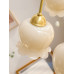 Flower Cream Retro Chic American Living Dining Bedroom Copper Pendant Lamp Flower Cream Retro Chic American Living Dining Bedroom Copper Pendant Lamp