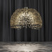 Pendant Lamp Artistic Half Sphere Creative Bedroom Bar Study Room Modern Crystal Living Room