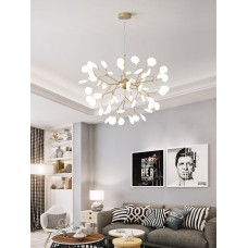 Nordic Modern Minimalist Creative Bedroom Living Room Tree Branch Firefly Pendant Lamp