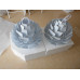 Artichoke Leaves Pendant Lamp of 48cm diameter in White Color Artichoke Leaves Pendant Lamp of 48cm diameter in White Color