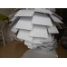 Artichoke Leaves Pendant Lamp of 48cm diameter in White Color Artichoke Leaves Pendant Lamp of 48cm diameter in White Color