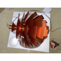 Artichoke Leaves Pendant Lamp of 48cm diameter in Copper Color Artichoke Leaves Pendant Lamp of 48cm diameter in Copper Color