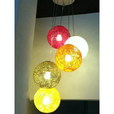 120Cm Diameter Random Light Style Made Of Flax Twine 120Cm Diameter Random Light Style Made Of Flax Twine