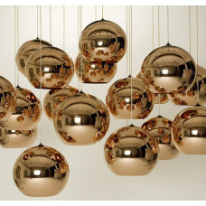 Tom Dixon Style Reproduction25Cm Diameter Copper Ball Pendant Lamp Tom Dixon Style Reproduction25Cm Diameter Copper Ball Pendant Lamp