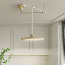 Vintage Flying Saucer Restaurant Adjustable Arm Pendant Lamp Creative Premium Full Spectrum Eye Care Lighting Vintage Flying Saucer Restaurant Adjustable Arm Pendant Lamp Creative Premium Full Spectrum Eye Care Lighting