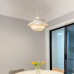 Japanese Wooden Pendant Lamp Modern Minimalistic Nordic Danish Designer Dining Table Dining Room Minimalistic Creative Dining Room Lamp