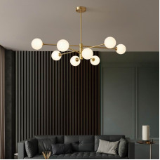 Copper Nordic Ceiling Lights Modern Simple Pendant Lamp Living Room Creative Molecular Atmosphere Luxurious Dining Bedroom Copper Nordic Ceiling Lights Modern Simple Pendant Lamp Living Room Creative Molecular Atmosphere Luxurious Dining Bedroom