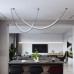 Creative Belt Living Room Pendant Designer Modern Minimalist Dining Bar Sample Room Decorative Lighting