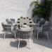 Outdoor Nordic Table Chair Garden Patio Balcony Leisure Waterproof Sunscreen Garden Wicker Table Chair Cafe Chair