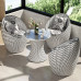 Outdoor Rattan Table Chair Set for Patio Balcony Courtyard Outdoor Rattan Table Chair Set for Patio Balcony Courtyard