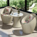 Outdoor Rattan Table Chair Set for Patio Balcony Courtyard Outdoor Rattan Table Chair Set for Patio Balcony Courtyard