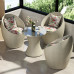 Outdoor Rattan Table Chair Set for Patio Balcony Courtyard Outdoor Rattan Table Chair Set for Patio Balcony Courtyard