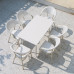 Outdoor Table Chairs Umbrella Patio Balcony Cafe Milk Tea Shop White Rattan Chairs Outdoor Table Chairs Umbrella Patio Balcony Cafe Milk Tea Shop White Rattan Chairs