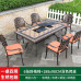 Outdoor Aluminum Grill Tables Patio Terrace Garden Villa Iron Outdoor Leisure Home Exterior Electric Grill Tables Chairs Outdoor Aluminum Grill Tables Patio Terrace Garden Villa Iron Outdoor Leisure Home Exterior Electric Grill Tables Chairs
