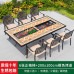 Outdoor Aluminum Grill Tables Patio Terrace Garden Villa Iron Outdoor Leisure Home Exterior Electric Grill Tables Chairs Outdoor Aluminum Grill Tables Patio Terrace Garden Villa Iron Outdoor Leisure Home Exterior Electric Grill Tables Chairs