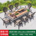 Outdoor Aluminum Grill Tables Patio Terrace Garden Villa Iron Outdoor Leisure Home Exterior Electric Grill Tables Chairs Outdoor Aluminum Grill Tables Patio Terrace Garden Villa Iron Outdoor Leisure Home Exterior Electric Grill Tables Chairs