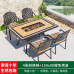 Outdoor Aluminum Grill Tables Patio Terrace Garden Villa Iron Outdoor Leisure Home Exterior Electric Grill Tables Chairs Outdoor Aluminum Grill Tables Patio Terrace Garden Villa Iron Outdoor Leisure Home Exterior Electric Grill Tables Chairs