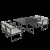 Outdoor Patio Table Chair Set