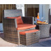 Rattan Table Chair Set Outdoor Furniture Lounger Rattan Table Chair Set Outdoor Furniture Lounger