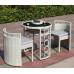 Outdoor Rattan Furniture Set Round Table Chair Combination Outdoor Rattan Furniture Set Round Table Chair Combination