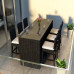 Outdoor Rattan Table Chairs Set Outdoor Rattan Table Chairs Set