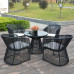 Outdoor Rattan Furniture Set For Modern Vacation Spot Outdoor Rattan Furniture Set For Modern Vacation Spot