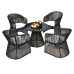 Outdoor Rattan Furniture Set For Modern Vacation Spot Outdoor Rattan Furniture Set For Modern Vacation Spot