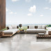 Outdoor Wicker Sofa Set Garden Patio Lounge Rattan Chair Designer Hotel Balcony Anticorrosion Wood Furniture